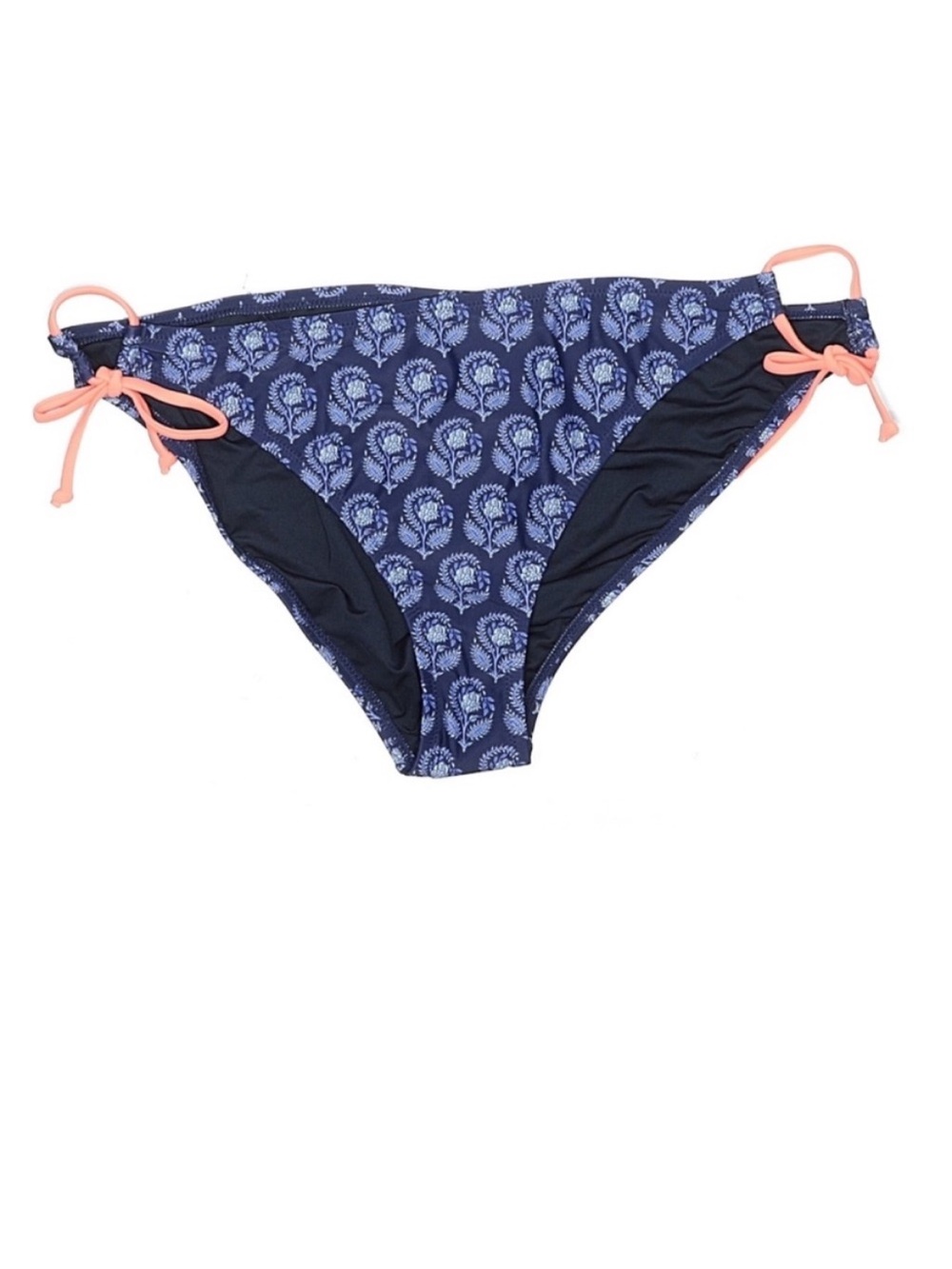 J.Crew Re-Imagined Blue Print Side Tie Bikini Bottoms 2X NWT Plus